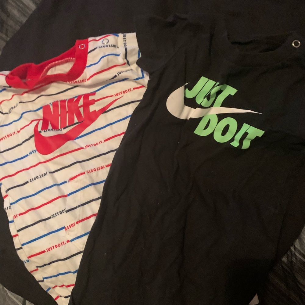 2 Gently Used Nike Rompers